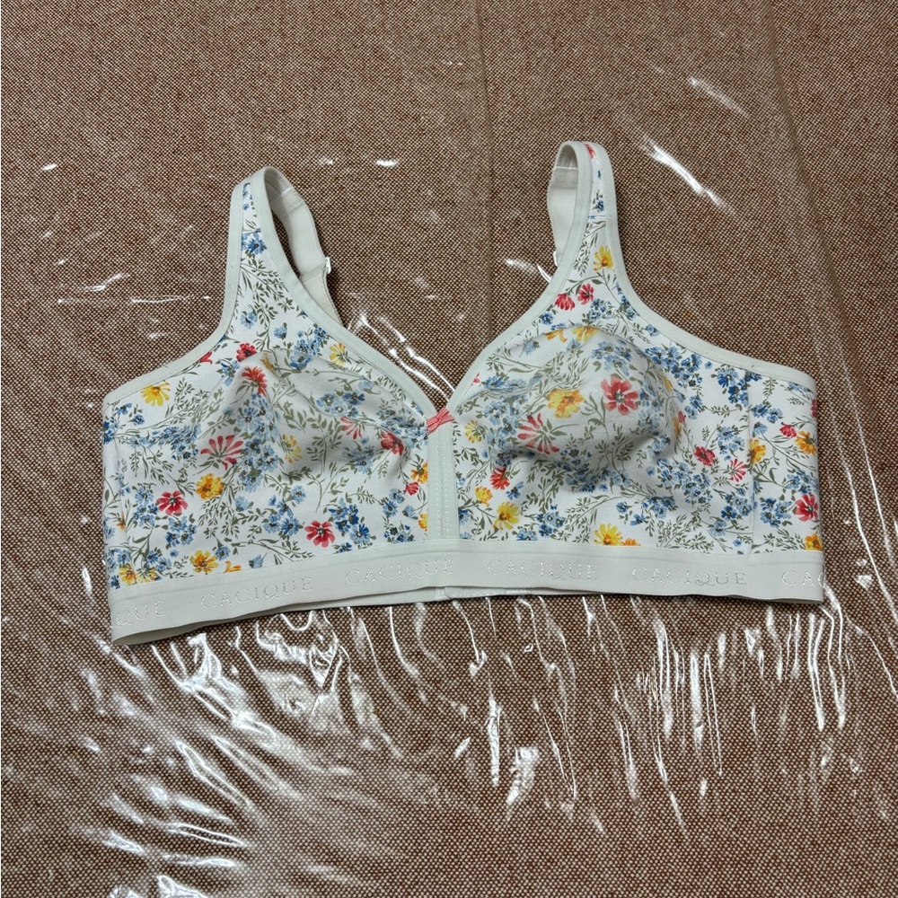 Floral Print Women's Bra